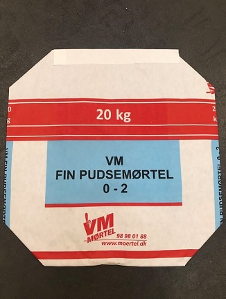 VM fin pudsemørtel 0-2 mm (50/50/700)